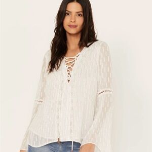 IDYLLWIND WOMEN'S AZELEA LONG SLEEVE TOP (NWOT - Large)